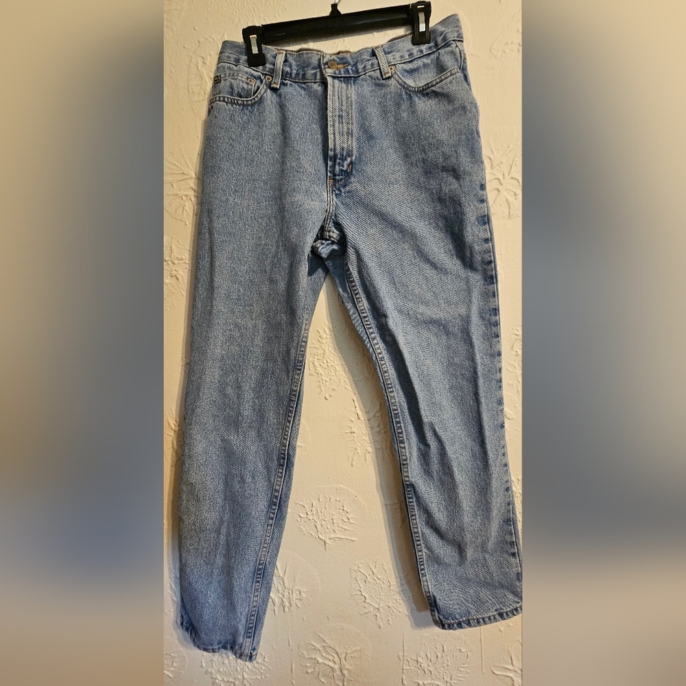 Old Navy Light Blue Straight Leg Vintage Jeans Size 10
